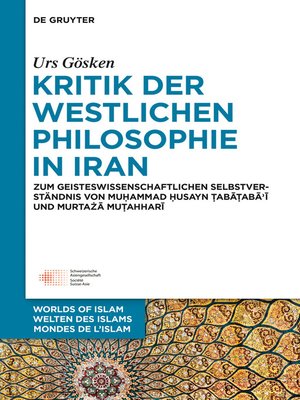 cover image of Kritik der westlichen Philosophie in Iran